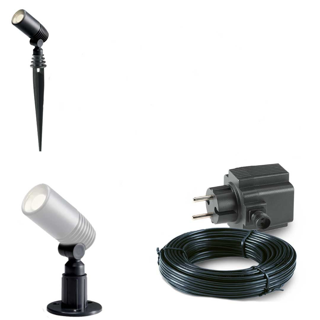 1x LED grond spot - 12V - 2 watt - complete set 1x LED grond spot - 12V - 2 watt - complete set